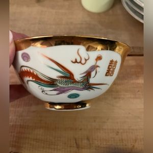 Gold China Bowl